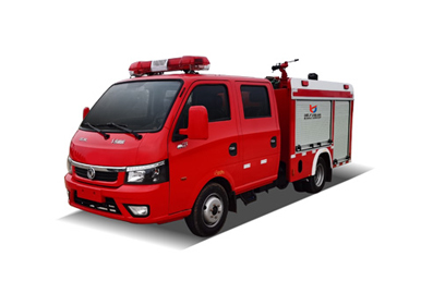 東風(fēng)途逸雙排水罐消防車 