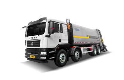 重汽前四后八壓縮式垃圾車 