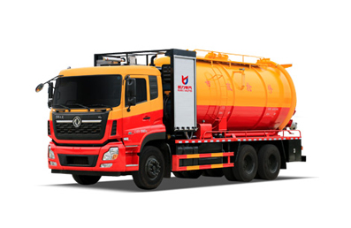 東風天龍清洗吸污車 