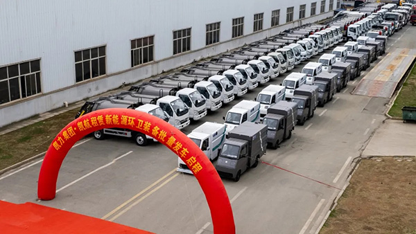 【專汽新聞】狂飆猛沖一季度！凱航新能源裝備批量租賃猛沖開門紅“第三彈”